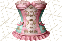 Girly Steampunk Clipart Pink Victorian Clockwork PNG Product Image 4