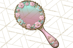 Girly Steampunk Clipart Pink Victorian Clockwork PNG Product Image 5