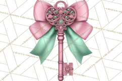 Girly Steampunk Clipart Pink Victorian Clockwork PNG Product Image 3