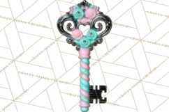 Girly Steampunk Clipart Pink Victorian Clockwork PNG Product Image 5