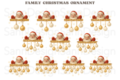 Family Christmas Ornament png, Personalized Family Christmas Product Image 2