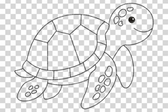 Cute Sea Animal Coloring Pages | Dolphin Shark Turtle Whale Product Image 11