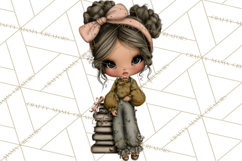Breast Cancer Warrior Girls Clipart, Strength Beauty Product Image 5