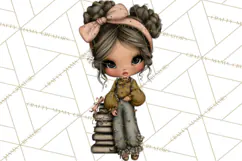 Breast Cancer Warrior Girls Clipart, Strength Beauty Product Image 5