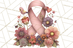 Breast Cancer Warrior Girls Clipart, Strength Beauty Product Image 5