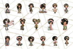 Breast Cancer Warrior Girls Clipart, Strength Beauty Product Image 8