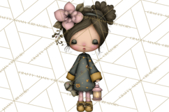 Breast Cancer Warrior Girls Clipart, Strength Beauty Product Image 2