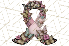 Breast Cancer Warrior Girls Clipart, Strength Beauty Product Image 5
