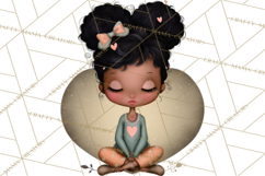 Breast Cancer Warrior Girls Clipart, Strength Beauty Product Image 2