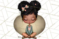 Breast Cancer Warrior Girls Clipart, Strength Beauty Product Image 2