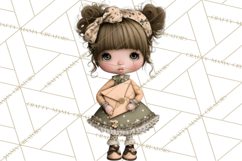Breast Cancer Warrior Girls Clipart, Strength Beauty Product Image 3
