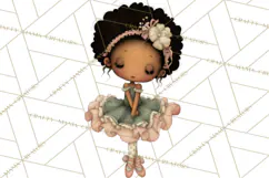Breast Cancer Warrior Girls Clipart, Strength Beauty Product Image 4
