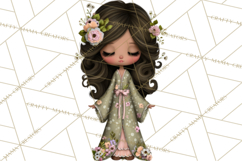 Breast Cancer Warrior Girls Clipart, Strength Beauty Product Image 2