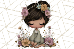 Breast Cancer Warrior Girls Clipart, Strength Beauty Product Image 2