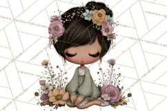 Breast Cancer Warrior Girls Clipart, Strength Beauty Product Image 2