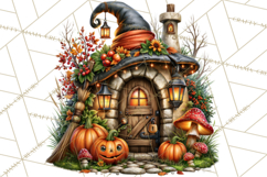 Spooky Fall Forest Woodland Halloween Animals PNG Product Image 5