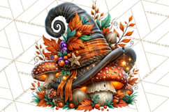 Spooky Fall Forest Woodland Halloween Animals PNG Product Image 2