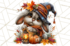Spooky Fall Forest Woodland Halloween Animals PNG Product Image 4