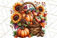 Spooky Fall Forest Woodland Halloween Animals PNG Product Image 2