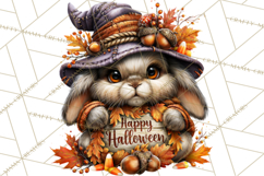 Spooky Fall Forest Woodland Halloween Animals PNG Product Image 3