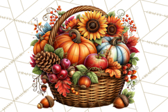 Spooky Fall Forest Woodland Halloween Animals PNG Product Image 3
