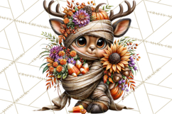 Spooky Fall Forest Woodland Halloween Animals PNG Product Image 5