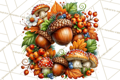 Spooky Fall Forest Woodland Halloween Animals PNG Product Image 4
