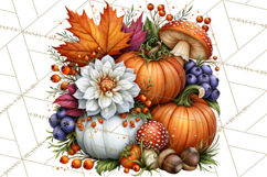 Spooky Fall Forest Woodland Halloween Animals PNG Product Image 5