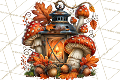 Spooky Fall Forest Woodland Halloween Animals PNG Product Image 2