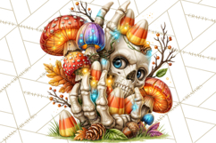 Spooky Fall Forest Woodland Halloween Animals PNG Product Image 4