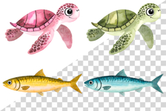 Under the Sea PNG | Summer Ocean Animals Mermaid Whale Shark Product Image 12