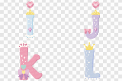 Cute Princess Font | Alphabet Letter Number Pink SVG EPS PNG Product Image 13