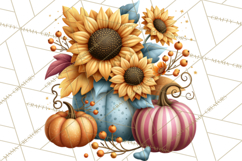 Summer's Bounty Harvest Floral Cottagecore Garden PNG Product Image 2