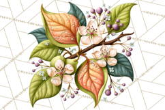 Summer's Bounty Harvest Floral Cottagecore Garden PNG Product Image 4