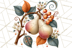 Summer's Bounty Harvest Floral Cottagecore Garden PNG Product Image 5