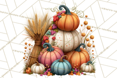 Summer's Bounty Harvest Floral Cottagecore Garden PNG Product Image 5