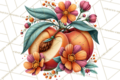 Summer's Bounty Harvest Floral Cottagecore Garden PNG Product Image 2