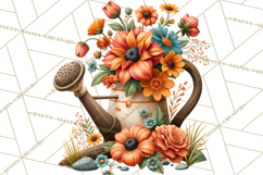 Summer's Bounty Harvest Floral Cottagecore Garden PNG Product Image 4
