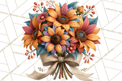 Summer's Bounty Harvest Floral Cottagecore Garden PNG Product Image 4
