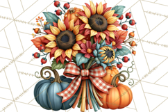 Summer's Bounty Harvest Floral Cottagecore Garden PNG Product Image 4