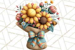 Summer's Bounty Harvest Floral Cottagecore Garden PNG Product Image 2