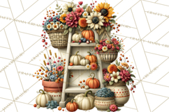 Summer's Bounty Harvest Floral Cottagecore Garden PNG Product Image 2