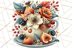 Summer's Bounty Harvest Floral Cottagecore Garden PNG Product Image 4