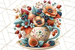 Summer's Bounty Harvest Floral Cottagecore Garden PNG Product Image 5