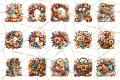 Summer's Bounty Harvest Floral Cottagecore Garden PNG Product Image 4