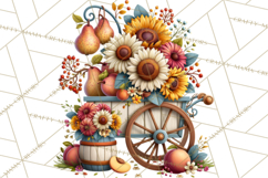 Summer's Bounty Harvest Floral Cottagecore Garden PNG Product Image 4