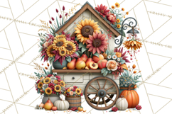 Summer's Bounty Harvest Floral Cottagecore Garden PNG Product Image 5