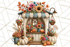 Summer's Bounty Harvest Floral Cottagecore Garden PNG Product Image 4