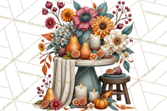 Summer's Bounty Harvest Floral Cottagecore Garden PNG Product Image 2
