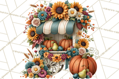 Summer's Bounty Harvest Floral Cottagecore Garden PNG Product Image 3